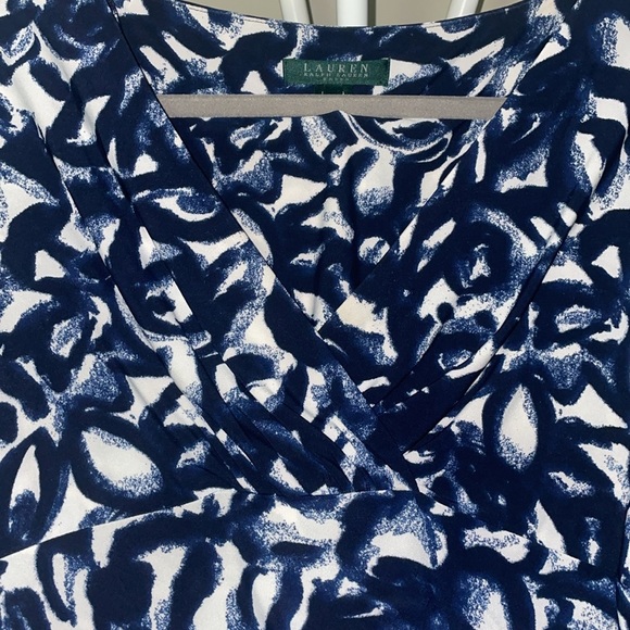 Ralph Lauren Blue & white dress Perfect for so many occasions! - Picture 6 of 7